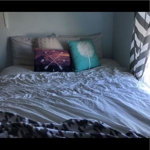 compass/sunrise purple throw pillow